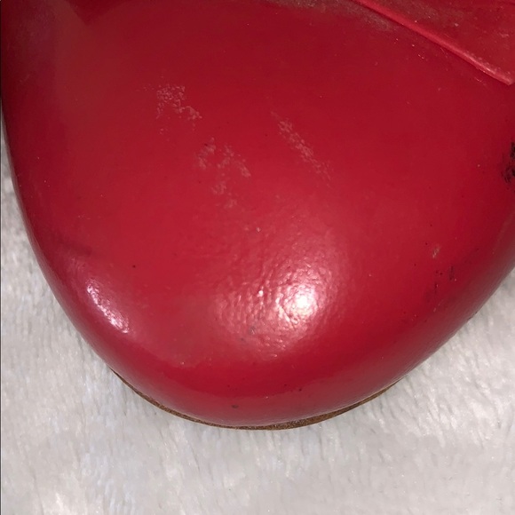 Gently Loved Salvatore Ferragamo Women's Red Ballet Flats - Picture 9 of 11